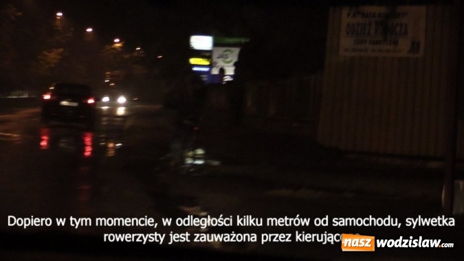 Zdjęcie w galerii na portalu naszwodzislaw.com: Pamiętajmy - widzieć nie znaczy być widocznym! wiadomości z regionu
