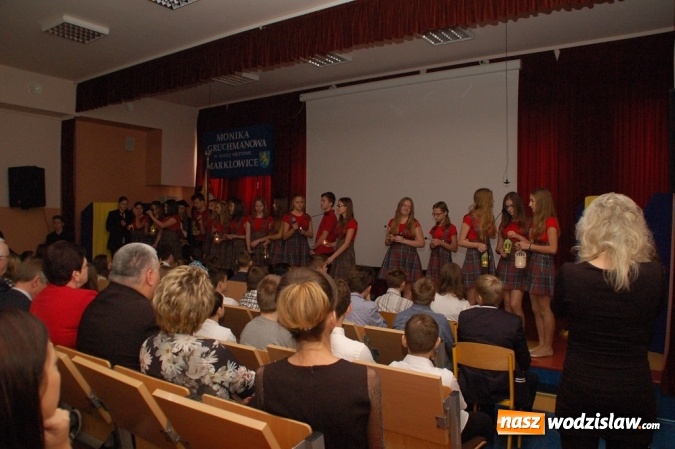 Zdjęcie w galerii na portalu naszwodzislaw.com: W marklowickim gimnazjum obchodzono 