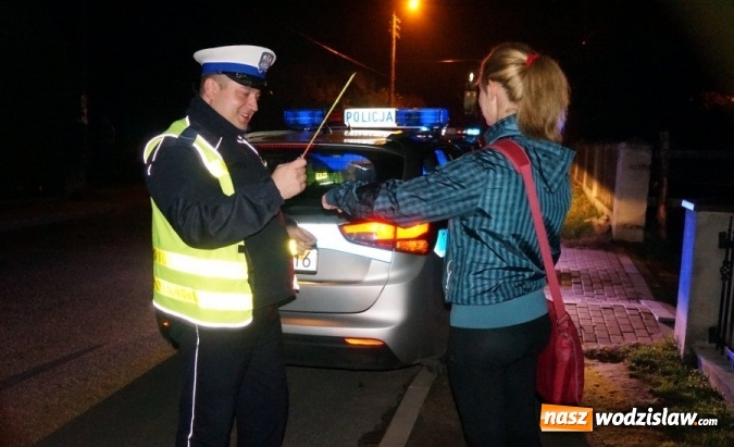 Zdjęcie w galerii na portalu naszwodzislaw.com: Odblaskowa akcja wodzisławskiej drogówki wiadomości z regionu