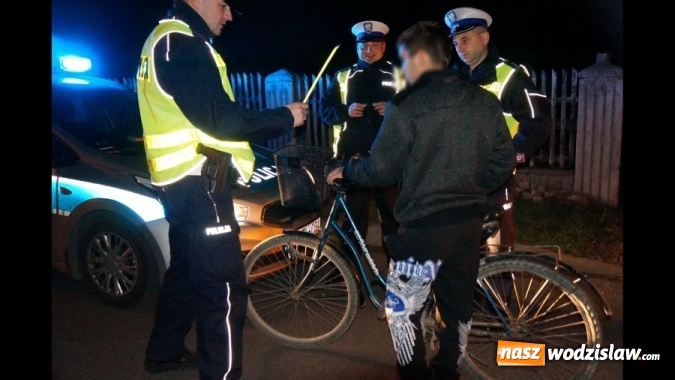 Zdjęcie w galerii na portalu naszwodzislaw.com: Odblaskowa akcja wodzisławskiej drogówki wiadomości z regionu