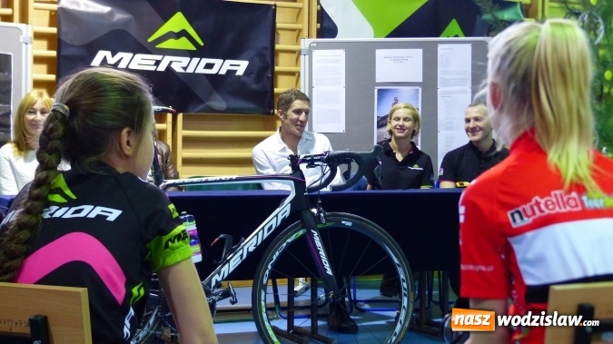 Zdjęcie w galerii na portalu naszwodzislaw.com: Przemysław Niemiec odwiedził Cykloklasę Merida w Rydułtowach  wiadomości z regionu