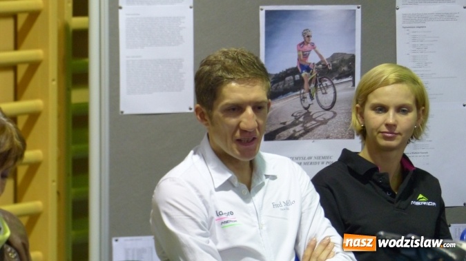 Zdjęcie w galerii na portalu naszwodzislaw.com: Przemysław Niemiec odwiedził Cykloklasę Merida w Rydułtowach  wiadomości z regionu