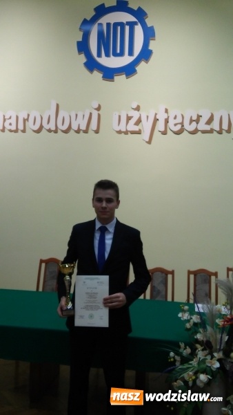 Zdjęcie w galerii na portalu naszwodzislaw.com: Daniel Mazurek najlepszy w ogólnopolskim konkursie 