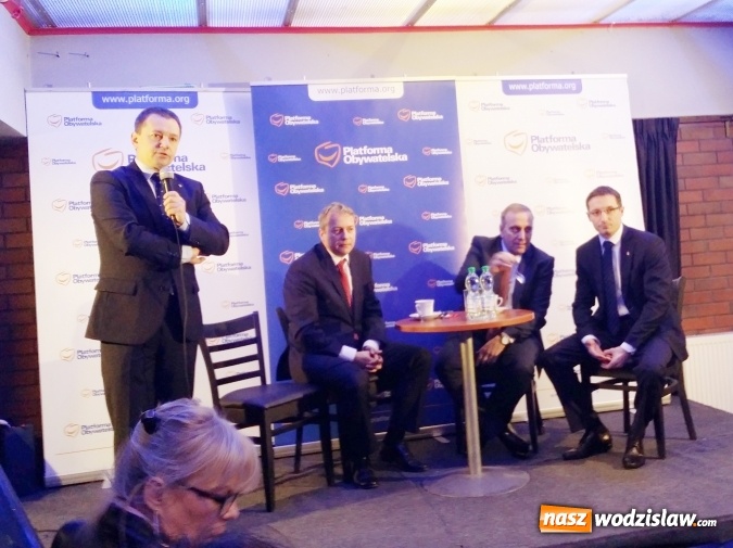 Zdjęcie w galerii na portalu naszwodzislaw.com: Spotkanie z Grzegorzem Schetyną w Rybniku wiadomości z regionu