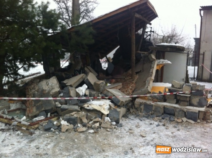 Zdjęcie w galerii na portalu naszwodzislaw.com: Doszło do wybuchu butli gazowej w Skrzyszowie wiadomości z regionu
