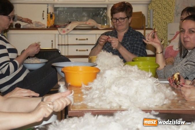 Zdjęcie w galerii na portalu naszwodzislaw.com: KGW w Gogołowej zorganizowało tradycyjne skubanie pierza w Izbie Regionalnej wiadomości z regionu