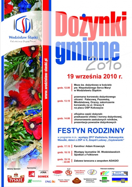 Zdjęcie w galerii na portalu naszwodzislaw.com: Wodzisław zaprasza na dożynki wiadomości z regionu