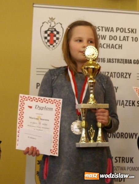 Zdjęcie w galerii na portalu naszwodzislaw.com: Rydułtowy: Martyna Starosta wicemistrzynią Polski w szachach wiadomości z regionu