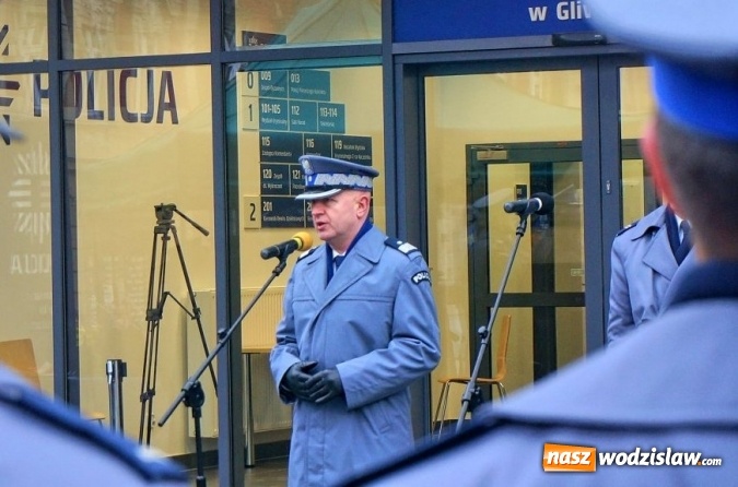 Zdjęcie w galerii na portalu naszwodzislaw.com: Otwarcie nowego komisariatu policji w Gliwicach wiadomości z regionu