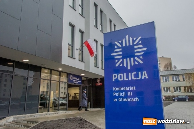 Zdjęcie w galerii na portalu naszwodzislaw.com: Otwarcie nowego komisariatu policji w Gliwicach wiadomości z regionu