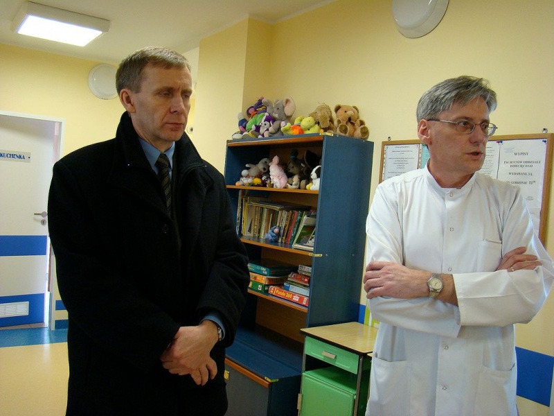 Zdjęcie w galerii na portalu naszwodzislaw.com: Na pediatrycznym trochę ciasno... wiadomości z regionu