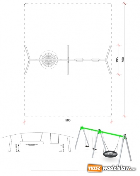 Zdjęcie w galerii na portalu naszwodzislaw.com: Przy przedszkolu w Radlinie powstanie... poligon wiadomości z regionu