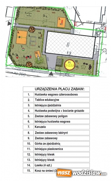 Zdjęcie w galerii na portalu naszwodzislaw.com: Przy przedszkolu w Radlinie powstanie... poligon wiadomości z regionu