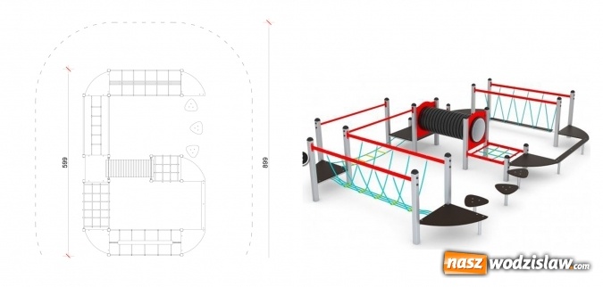Zdjęcie w galerii na portalu naszwodzislaw.com: Przy przedszkolu w Radlinie powstanie... poligon wiadomości z regionu
