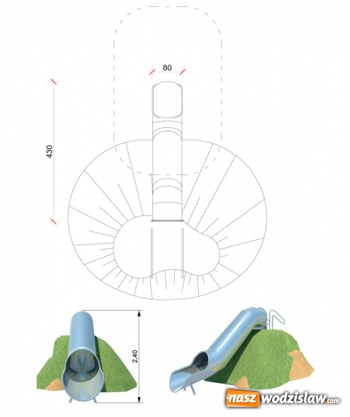Zdjęcie w galerii na portalu naszwodzislaw.com: Przy przedszkolu w Radlinie powstanie... poligon wiadomości z regionu
