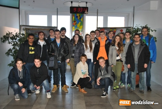 Zdjęcie w galerii na portalu naszwodzislaw.com:  Uczniowie z Niemiec odwiedzili Zespół Szkół Technicznych w Wodzisławiu Śl. wiadomości z regionu