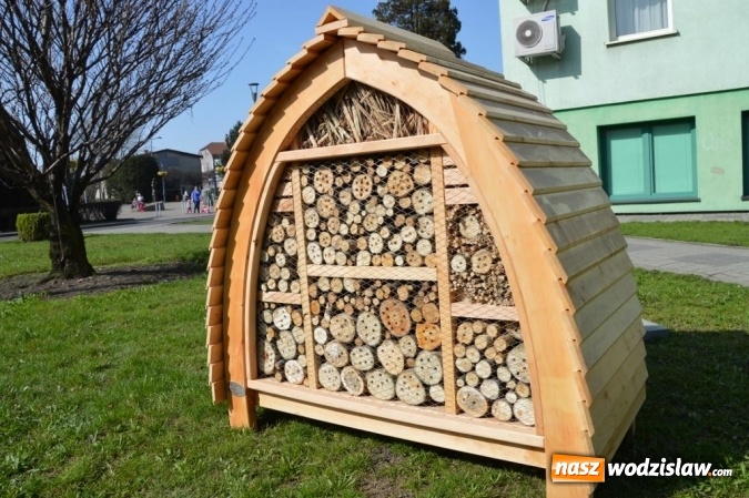 Zdjęcie w galerii na portalu naszwodzislaw.com: W Radlinie stanęły hotele... dla owadów  wiadomości z regionu