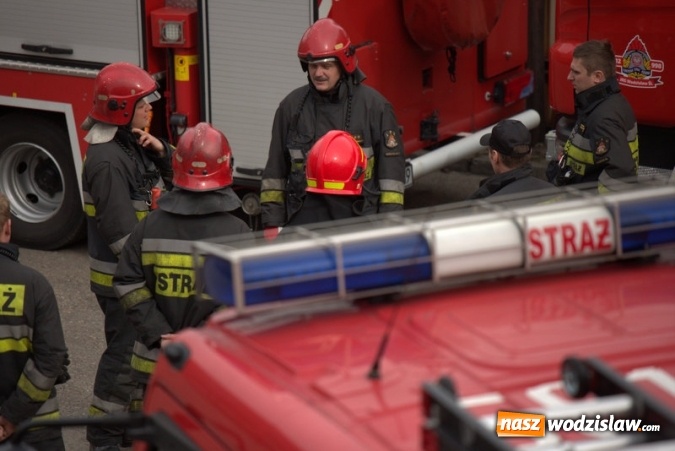 Zdjęcie w galerii na portalu naszwodzislaw.com: Pożar w łaźni na terenie KWK 