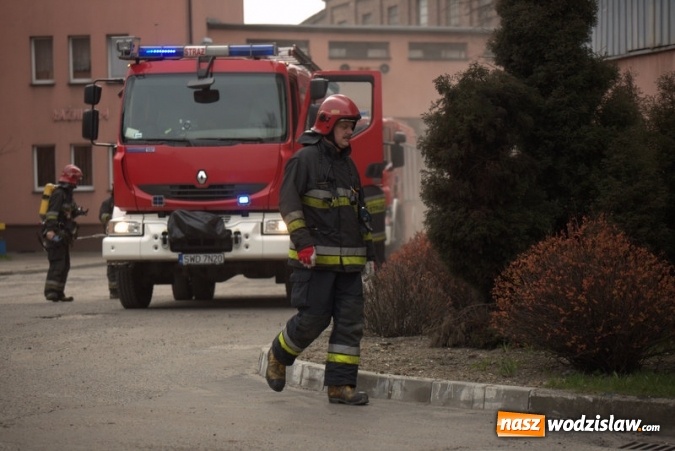 Zdjęcie w galerii na portalu naszwodzislaw.com: Pożar w łaźni na terenie KWK 