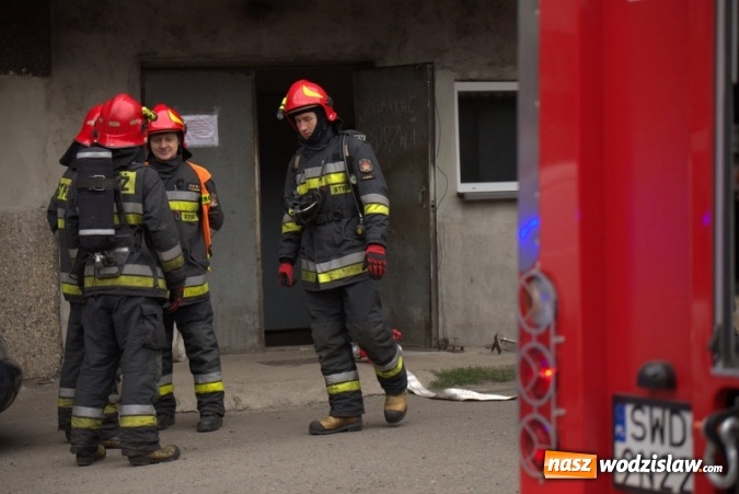 Zdjęcie w galerii na portalu naszwodzislaw.com: Pożar w łaźni na terenie KWK 