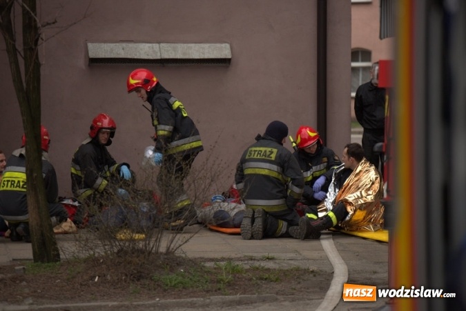 Zdjęcie w galerii na portalu naszwodzislaw.com: Pożar w łaźni na terenie KWK 