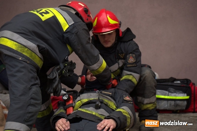 Zdjęcie w galerii na portalu naszwodzislaw.com: Pożar w łaźni na terenie KWK 