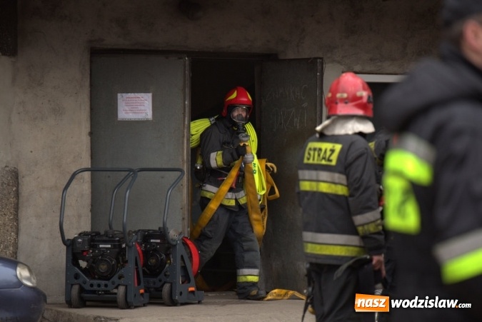 Zdjęcie w galerii na portalu naszwodzislaw.com: Pożar w łaźni na terenie KWK 