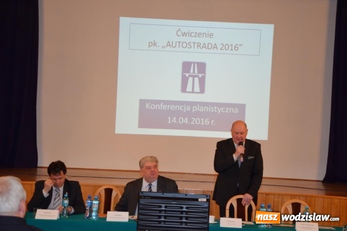 Zdjęcie w galerii na portalu naszwodzislaw.com: Plan ćwiczenia „Autostrada 2016” podpisany  wiadomości z regionu