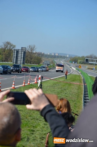Zdjęcie w galerii na portalu naszwodzislaw.com: Doszło do wypadku na A1... Na szczęście tym razem to były tylko ćwiczenia wiadomości z regionu