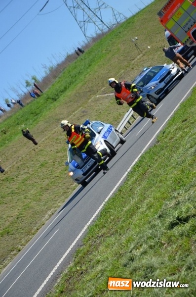 Zdjęcie w galerii na portalu naszwodzislaw.com: Doszło do wypadku na A1... Na szczęście tym razem to były tylko ćwiczenia wiadomości z regionu