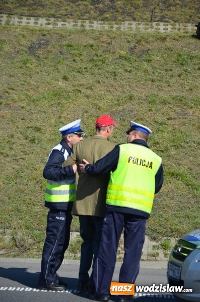 Zdjęcie w galerii na portalu naszwodzislaw.com: Doszło do wypadku na A1... Na szczęście tym razem to były tylko ćwiczenia wiadomości z regionu
