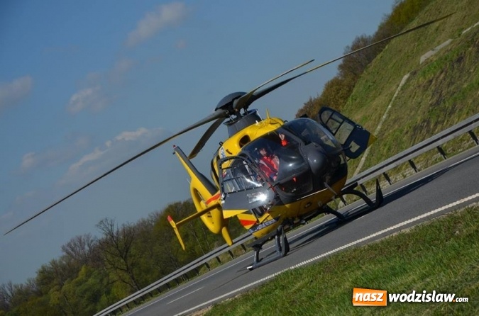 Zdjęcie w galerii na portalu naszwodzislaw.com: Doszło do wypadku na A1... Na szczęście tym razem to były tylko ćwiczenia wiadomości z regionu