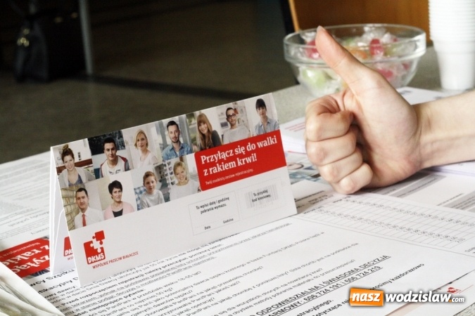 Zdjęcie w galerii na portalu naszwodzislaw.com: Kolejni potencjalni Dawcy dołączyli do rejestru fundacji DKMS Polska. 105 osób odpowiedziało na apel studentów wiadomości z regionu