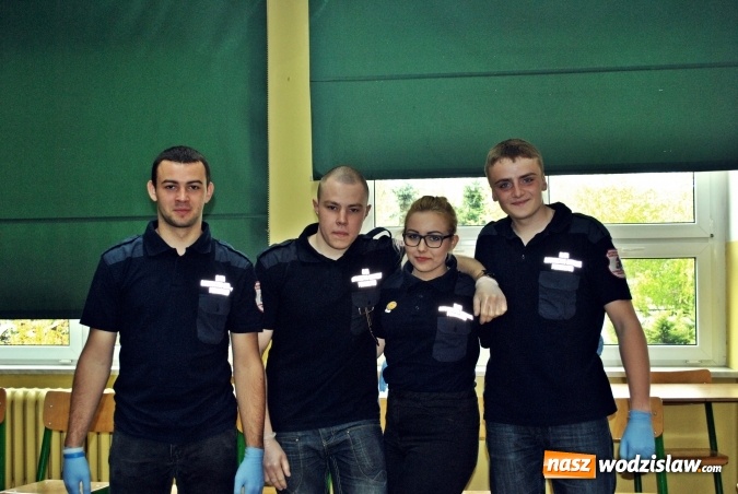 Zdjęcie w galerii na portalu naszwodzislaw.com: Wypadek na Skalnej? Nie to tylko Dzień Otwarty w LO wiadomości z regionu