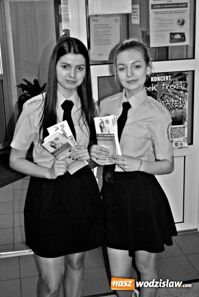 Zdjęcie w galerii na portalu naszwodzislaw.com: Wypadek na Skalnej? Nie to tylko Dzień Otwarty w LO wiadomości z regionu