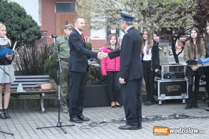 Zdjęcie w galerii na portalu naszwodzislaw.com: W Rydułtowach świętowano Dzień Flagi, 95. rocznicę III Powstania Śląskiego oraz Międzynarodowy Dzień Strażaka  wiadomości z regionu