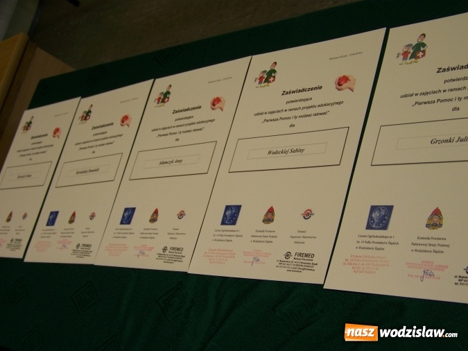 Zdjęcie w galerii na portalu naszwodzislaw.com: Sprawdzili swoją wiedzę z Pierwszej Pomocy wiadomości z regionu