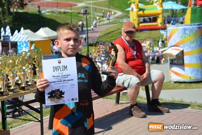 Zdjęcie w galerii na portalu naszwodzislaw.com: Zawody BMX RACING 2016 ponownie na Trzech Wzgórzach  wiadomości z regionu