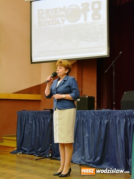 Zdjęcie w galerii na portalu naszwodzislaw.com: Dzień Patrona w I Liceum Ogólnokształcącym w Wodzisławiu Śl.  wiadomości z regionu