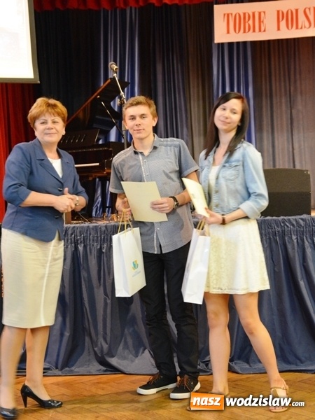 Zdjęcie w galerii na portalu naszwodzislaw.com: Dzień Patrona w I Liceum Ogólnokształcącym w Wodzisławiu Śl.  wiadomości z regionu