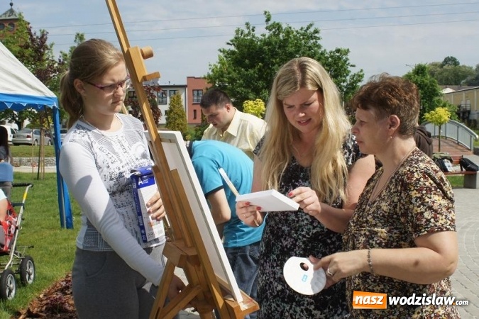 Zdjęcie w galerii na portalu naszwodzislaw.com: Plener malarski Caritasu w Parku w Mszanie wiadomości z regionu