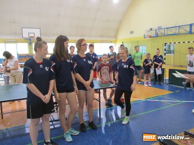 Zdjęcie w galerii na portalu naszwodzislaw.com: Rozegrali turniej tenisa stołowego z okazji Dnia Dziecka  wiadomości z regionu