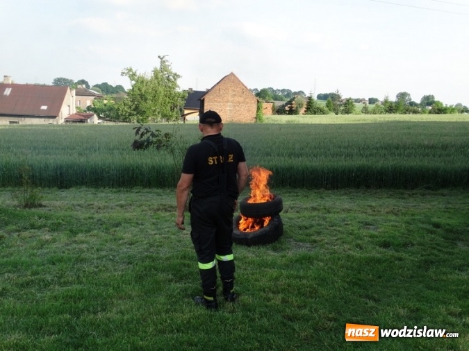 Zdjęcie w galerii na portalu naszwodzislaw.com: W Rzuchowie obchodzili Dzień Dziecka. W pomoc włączyli się strażacy z Głożyn wiadomości z regionu