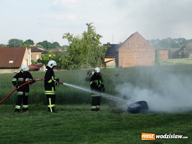Zdjęcie w galerii na portalu naszwodzislaw.com: W Rzuchowie obchodzili Dzień Dziecka. W pomoc włączyli się strażacy z Głożyn wiadomości z regionu