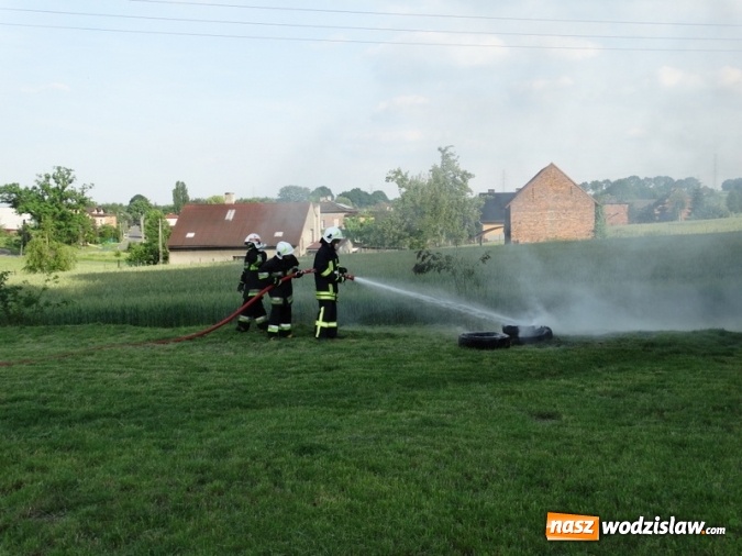 Zdjęcie w galerii na portalu naszwodzislaw.com: W Rzuchowie obchodzili Dzień Dziecka. W pomoc włączyli się strażacy z Głożyn wiadomości z regionu