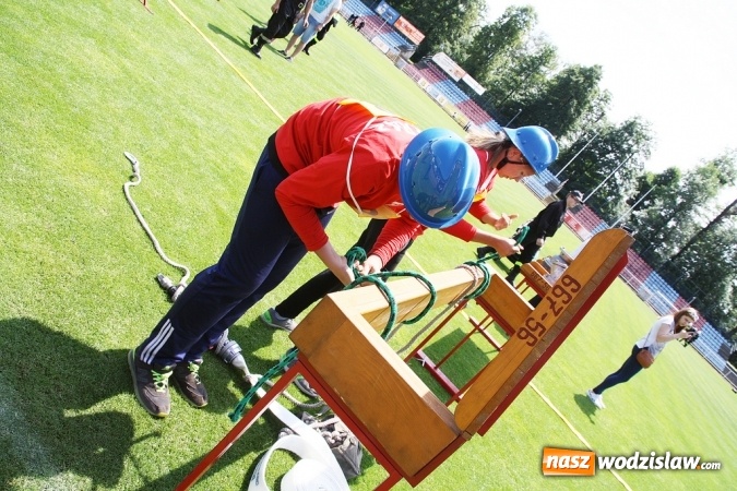 Zdjęcie w galerii na portalu naszwodzislaw.com: Strażacy rywalizowali na stadionie MOSiR wiadomości z regionu