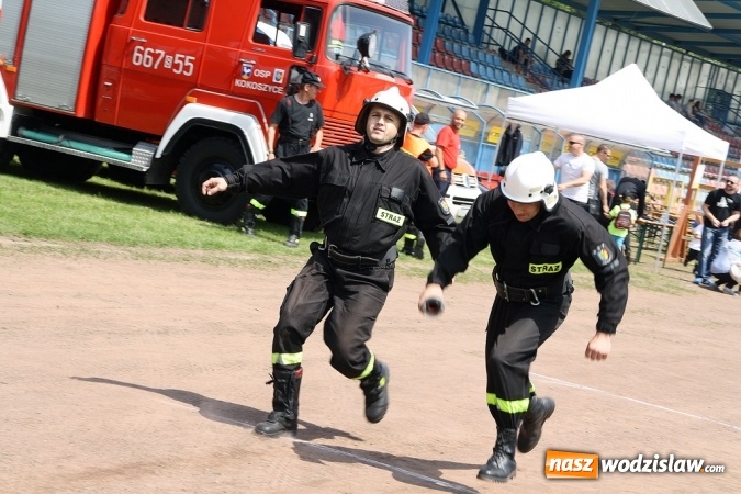 Zdjęcie w galerii na portalu naszwodzislaw.com: Strażacy rywalizowali na stadionie MOSiR wiadomości z regionu