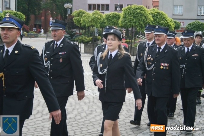 Zdjęcie w galerii na portalu naszwodzislaw.com: Strażacki wóz bojowy Renault Midlum uroczyście przekazany do OSP w Rydułtowach  wiadomości z regionu