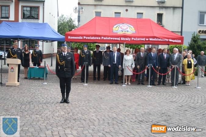 Zdjęcie w galerii na portalu naszwodzislaw.com: Strażacki wóz bojowy Renault Midlum uroczyście przekazany do OSP w Rydułtowach  wiadomości z regionu