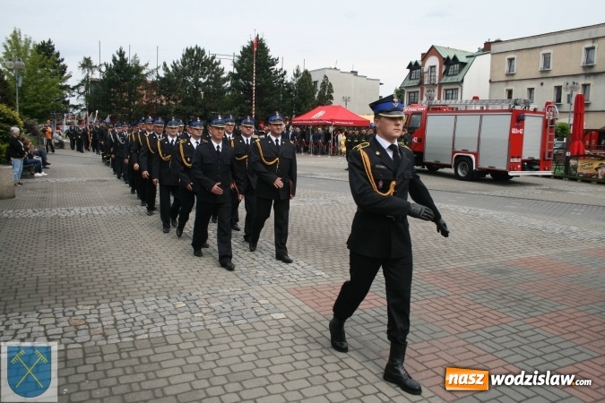 Zdjęcie w galerii na portalu naszwodzislaw.com: Strażacki wóz bojowy Renault Midlum uroczyście przekazany do OSP w Rydułtowach  wiadomości z regionu